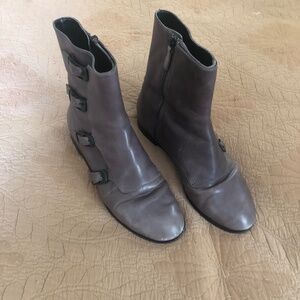 Cole Haan Maria Sharapova Air Alexis Gray flat boots 7.5